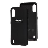 Чохол Samsung Galaxy A01 (A015) Silicone Full чорний