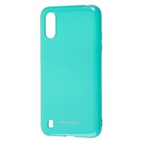Чохол для Samsung Galaxy A01 (A015) Molan Cano глянець бірюзовий