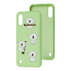 Чохол Samsung Galaxy A01 (A015) Wave Fancy koala / mint gum
