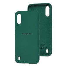 Чохол Samsung Galaxy A01 (A015) Silicone Full зелений / pine green