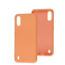 Чохол Samsung Galaxy A01 (A015) Wave colorful peach