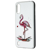 Чохол Samsung Galaxy A01 (A015) Fashion mix фламінго