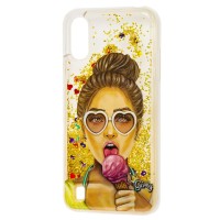 Чохол для Samsung Galaxy A01 (A015) Блискучі вода new морозива