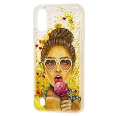 Чохол для Samsung Galaxy A01 (A015) Блискучі вода new морозива