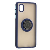 Чохол Samsung Galaxy A01 Core (A013) LikGus Edging Ring синій