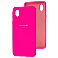 Чохол Samsung Galaxy A01 Core (A013) Silicone Full рожевий