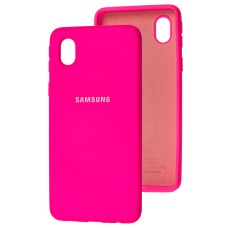 Чохол Samsung Galaxy A01 Core (A013) Silicone Full рожевий