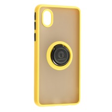 Чохол Samsung Galaxy A01 Core (A013) LikGus Edging Ring жовтий