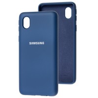 Чохол Samsung Galaxy A01 Core (A013) Silicone Full синій