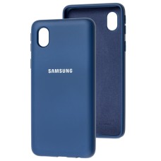 Чохол Samsung Galaxy A01 Core (A013) Silicone Full синій