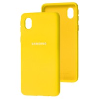 Чохол Samsung Galaxy A01 Core (A013) Silicone Full жовтий