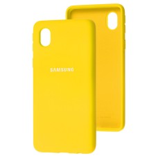 Чохол Samsung Galaxy A01 Core (A013) Silicone Full жовтий