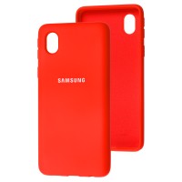 Чохол Samsung Galaxy A01 Core (A013) Silicone Full червоний
