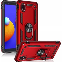 Чохол для Samsung Galaxy A01 Core (A013) Serge Ring ударостійкий червоний