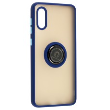 Чохол Samsung Galaxy A02 (A022) LikGus Edging Ring синій