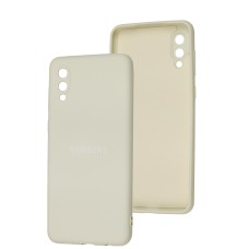 Чохол Samsung Galaxy A02 (A022) Full camera білий / antique white