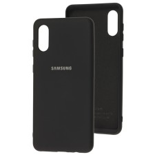Чохол Samsung Galaxy A02 (A022) Silicone Full чорний