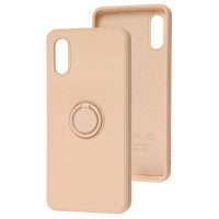 Чохол Samsung Galaxy A02 (A022) WAVE Color Ring рожевий / pink sand
