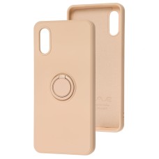 Чохол Samsung Galaxy A02 (A022) WAVE Color Ring рожевий / pink sand