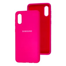 Чохол Samsung Galaxy A02 (A022) Silicone Full рожевий / barbie pink