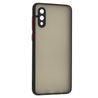 Чохол Samsung Galaxy A02 (A022) LikGus Totu camera protect чорний / червоний