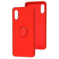 Чохол Samsung Galaxy A02 (A022) WAVE Color Ring червоний
