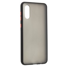 Чохол Samsung Galaxy A02 (A022) LikGus Maxshield чорний / червоний
