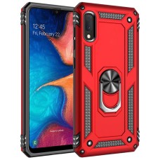 Чохол для Samsung Galaxy A02 (A022) Serge Ring ударостійкий червоний