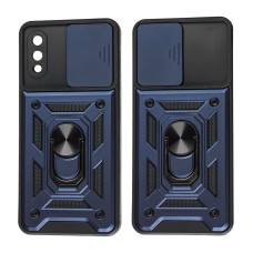 Чохол для Samsung Galaxy A02 (A022) Serge Ring Armor ударостійкий синій