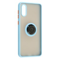 Чохол Samsung Galaxy A02 (A022) LikGus Edging Ring бірюзовий