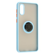 Чохол Samsung Galaxy A02 (A022) LikGus Edging Ring бірюзовий
