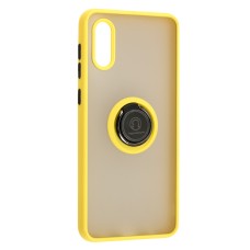 Чохол Samsung Galaxy A02 (A022) LikGus Edging Ring жовтий