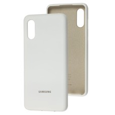 Чохол Samsung Galaxy A02 (A022) Silicone Full білий