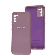 Чохол Samsung Galaxy A02s / M02s Full camera темно-ліловий