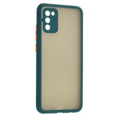 Чохол Samsung Galaxy A02s (A025) LikGus Totu camera protect оливковий