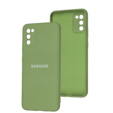 Чохол для Samsung Galaxy A02s / M02s Full camera м'ятний / mint