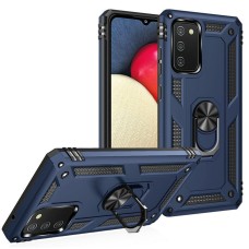Чохол для Samsung Galaxy A02s (A025) / M02s (M025) Serge Ring ударостійкий синій