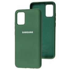Чохол Samsung Galaxy A02s (A025) Silicone Full зелений / pine green