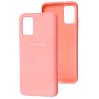 Чохол Samsung Galaxy A02s (A025) Silicone Full рожевий / light pink