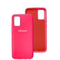 Чохол Samsung Galaxy A02s (A025) Silicone Full рожевий / barbie pink
