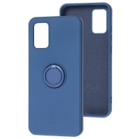 Чохол Samsung Galaxy A02s (A025) WAVE Color Ring синій
