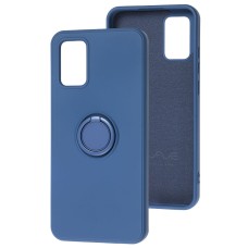 Чохол Samsung Galaxy A02s (A025) WAVE Color Ring синій