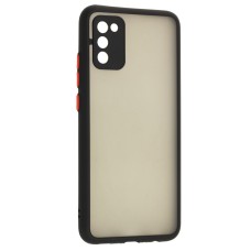 Чохол Samsung Galaxy A02s (A025) LikGus Totu camera protect чорний / червоний