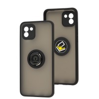 Чохол Samsung Galaxy A03 (A035) LikGus Edging Ring чорний