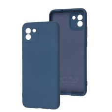 Чохол Samsung Galaxy A03 (A035) Wave colorful blue