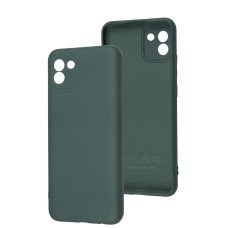 Чохол для Samsung Galaxy A03 (A035) Wave colorful forest green