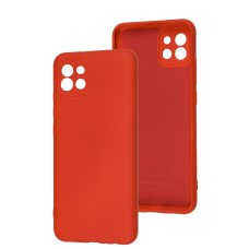 Чохол Samsung Galaxy A03 (A035) Wave colorful червоний