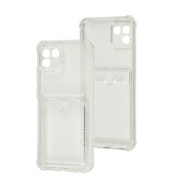 Чохол для Samsung Galaxy A03 (A035) WXD Card Pocket прозорий