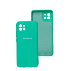 Чохол Samsung Galaxy A03 (A035) Full camera бірюзовий / marine green