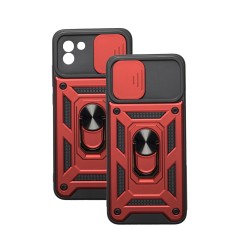 Чохол для Samsung Galaxy A03 (A035) Serge Ring Armor удароміцний червоний
